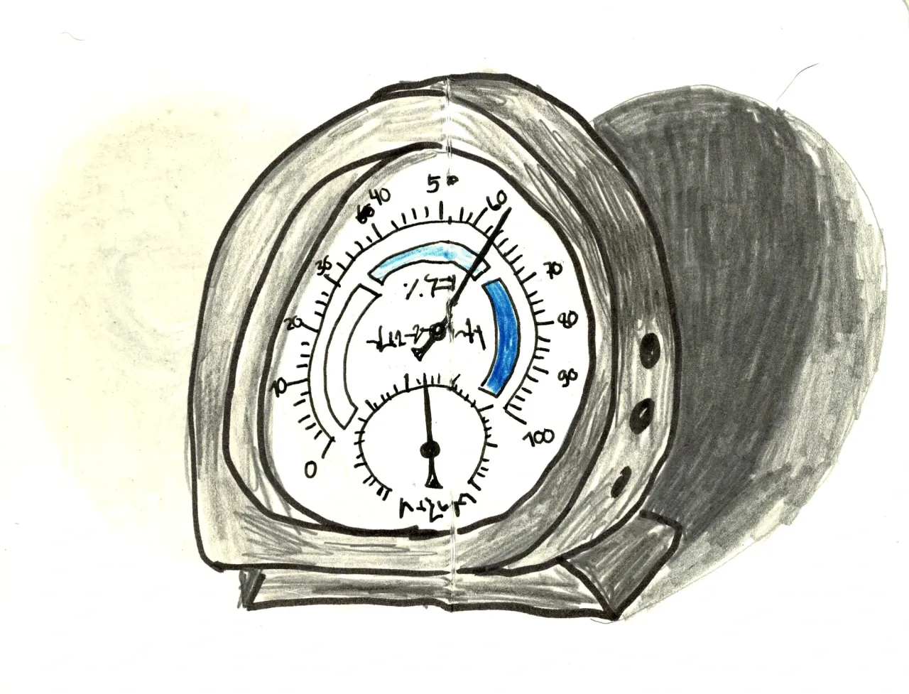 Einhundertachtundsechzig – Pencil on paper